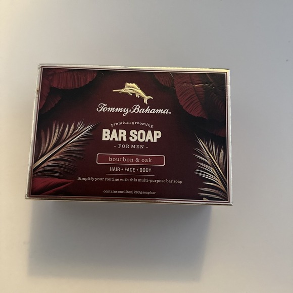 Tommy Bahama Bar Soap For Men - Bourbon & Oak - Hair / Face / Body ( 10oz ) - Picture 1 of 4